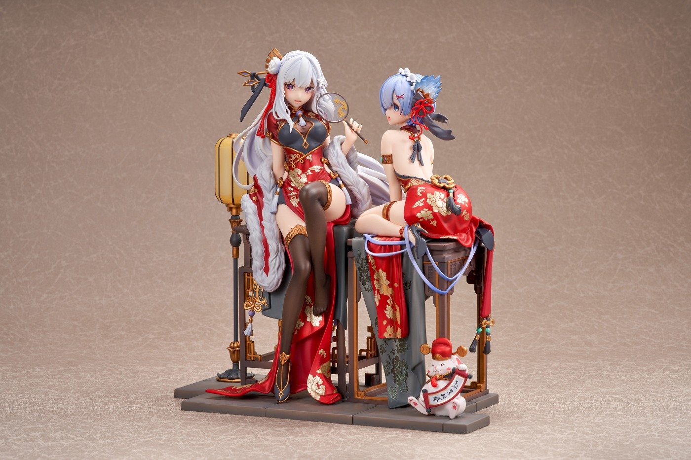 Figurine Re:Zero kara Hajimeru Isekai Seikatsu - Emilia et Rem - Ver. Graceful Beauty 2024 New Year - 1/7 - KDcolle - Kadokawa