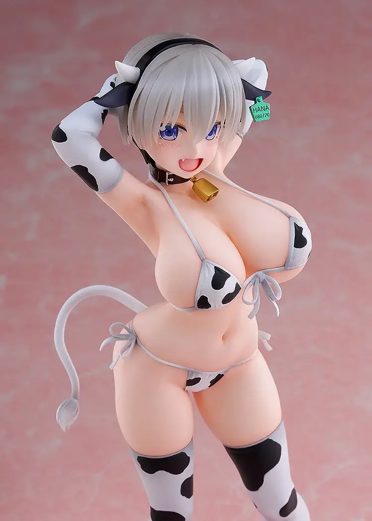 Figurine Uzaki-chan wa Asobitai! - Uzaki Hana - Ver. Cow Pattern Bikini - 1/7 - Dream Tech - Wave