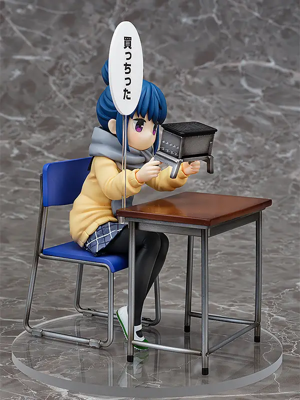 Figurine Yuru Camp - Rin Shima - Ver. Look What I Bought - 1/7 - KLOCKWORX