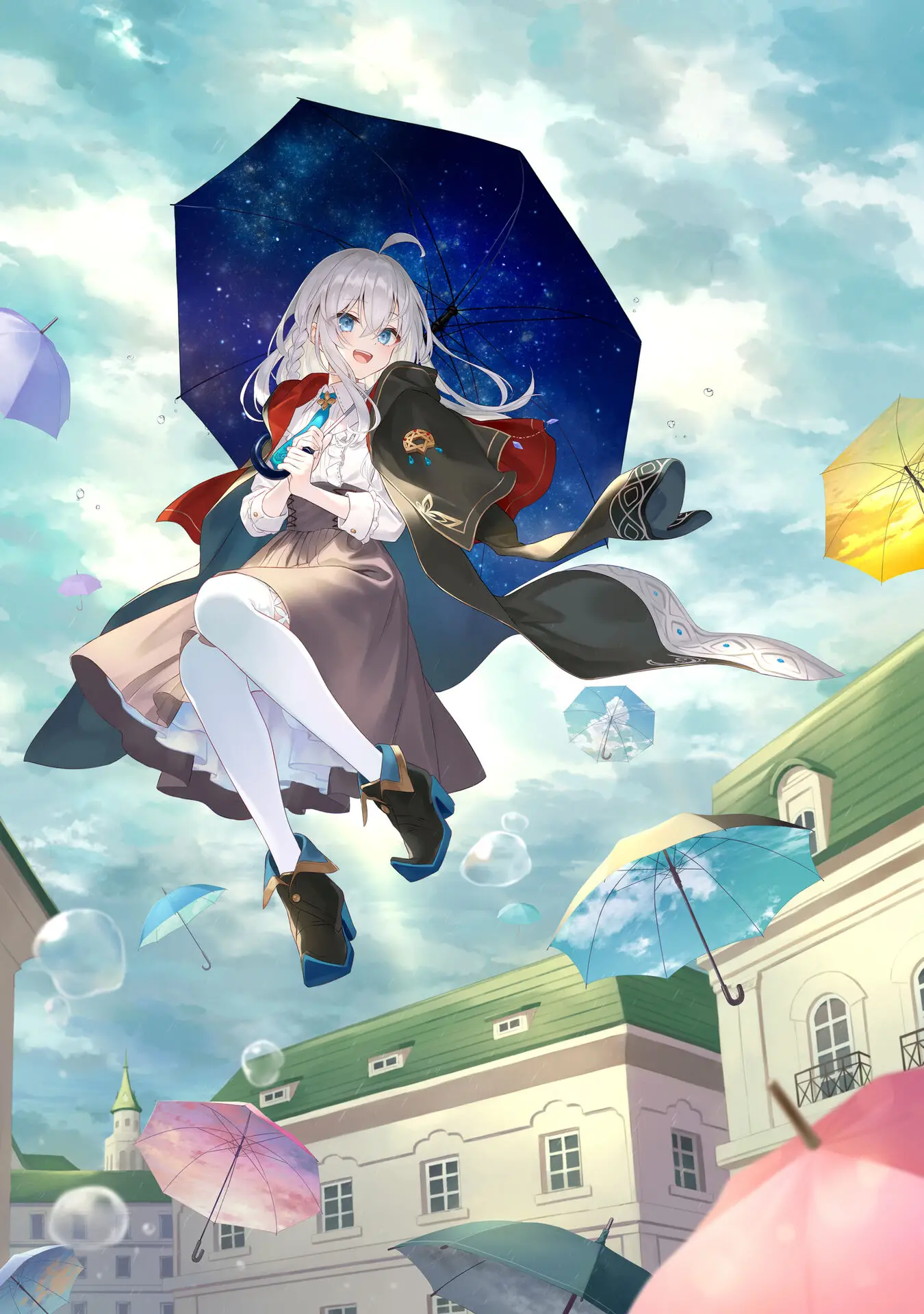 Illustration de la couverture du tome 20 du light novel 