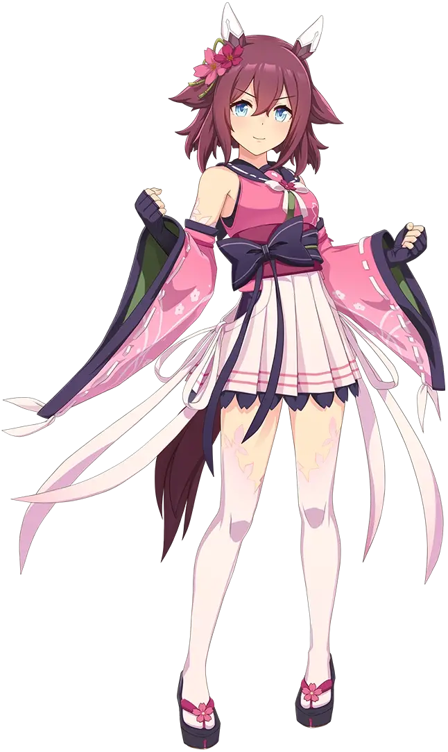 Uma Musume Pretty Derby, illustration de Sakura Chiyono O habill&eacute;e de sa tenue de course 