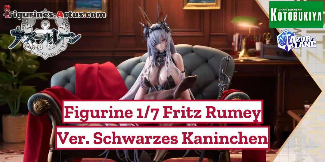 Figurine Azur Lane - Fritz Rumey - Ver. Schwarzes Kaninchen - 1/7 - Kotobukiya