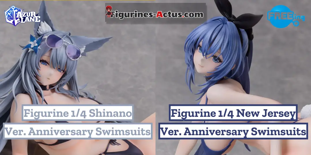Figurine Azur Lane - Shinano et New Jersey - Ver. Anniversary Swimsuits - B-Style - FREEing