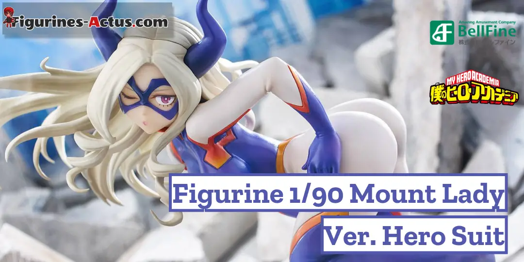 Figurine Boku no Hero Academia - Mount Lady (Yu Takeyama) - Ver. Hero Suit - 1/90 - Bell Fine