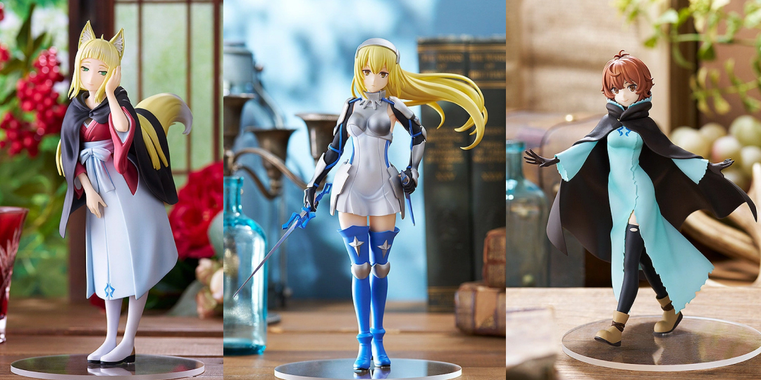 Figurine DanMachi La Légende des Familias - Sanjouno Haruhime, Ais Wallenstein et Liliruca Arde - Pop Up Parade - Good Smile Company Couv A
