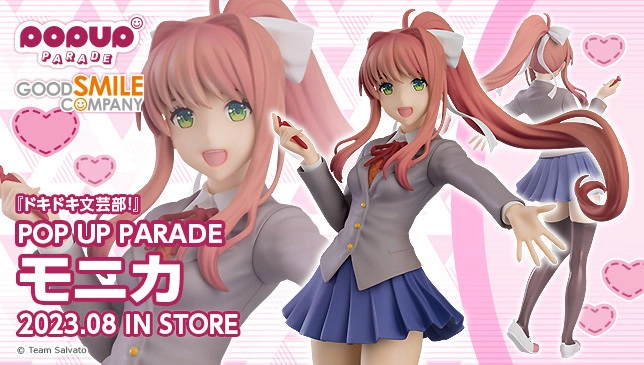 Figurine Doki Doki Literature Club! - Monika - Pop Up Parade - Good Smile Company