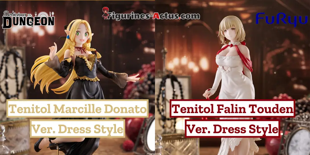 Figurine Dungeon Meshi - Marcille Donato et Falin Touden - Ver. Dress Style - Tenitol - FuRyu