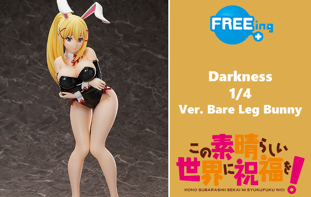 Figurine KonoSuba - Darkness - Ver. Bare Leg Bunny - 1/4 - B-Style - FREEing