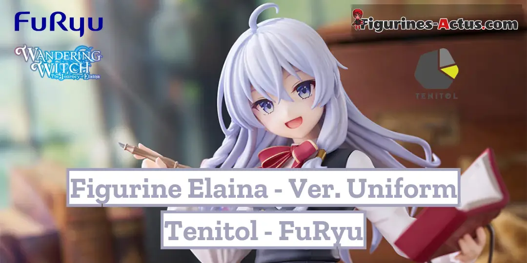 Figurine Majo no Tabitabi - Elaina - Tenitol - Ver. Uniform - FuRyu