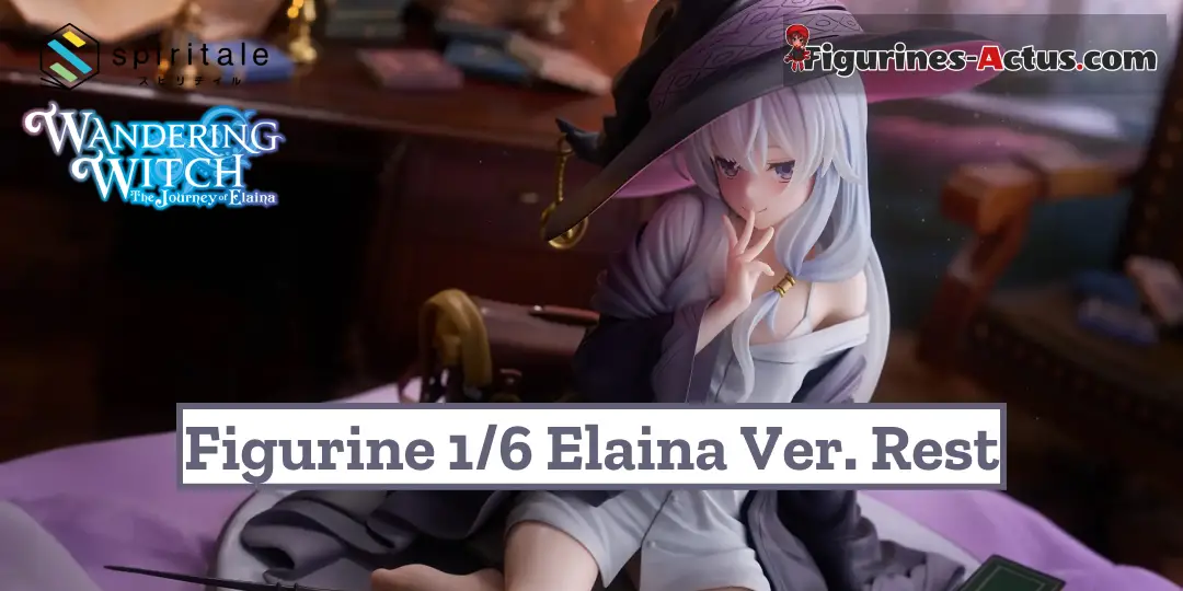 Figurine Majo no Tabitabi - Elaina - Ver. Rest - 1/6 - Spiritale