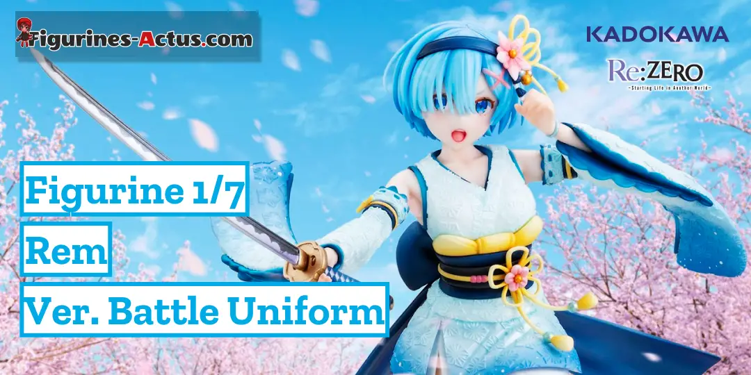 Figurine Re:Zero kara Hajimeru Isekai Seikatsu - Rem - Ver. Battle Uniform - 1/7 - KDcolle - Kadokawa