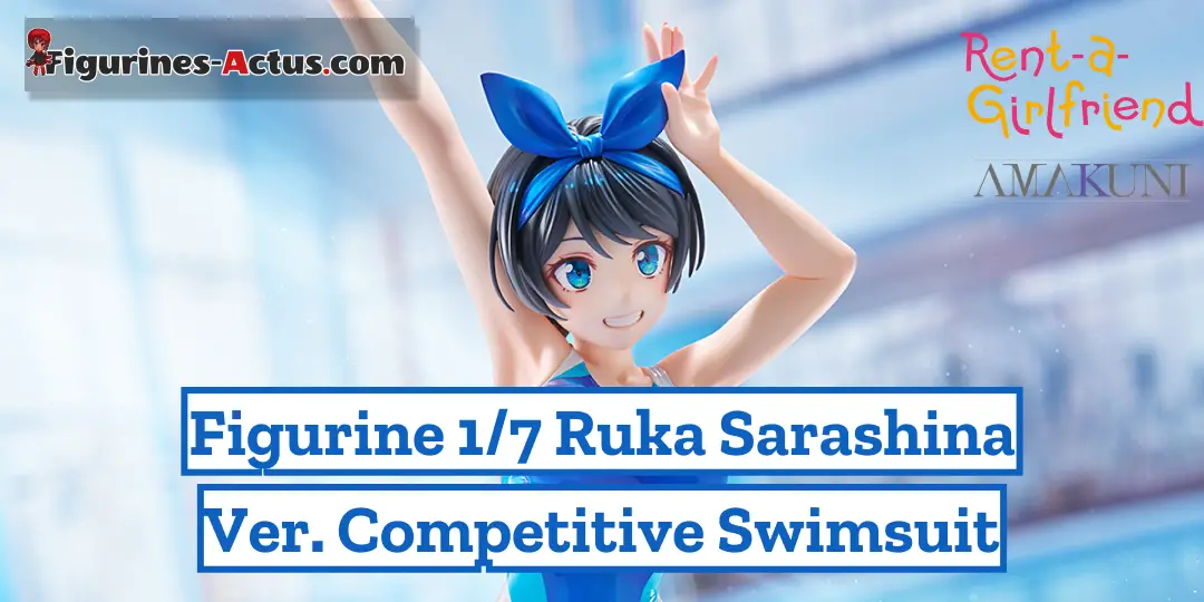 Figurine Rent-a-Girlfriend - Ruka Sarashina - Ver. competitive swimsuit - Swimsuit Silhouette - 1/7 - Amakuni