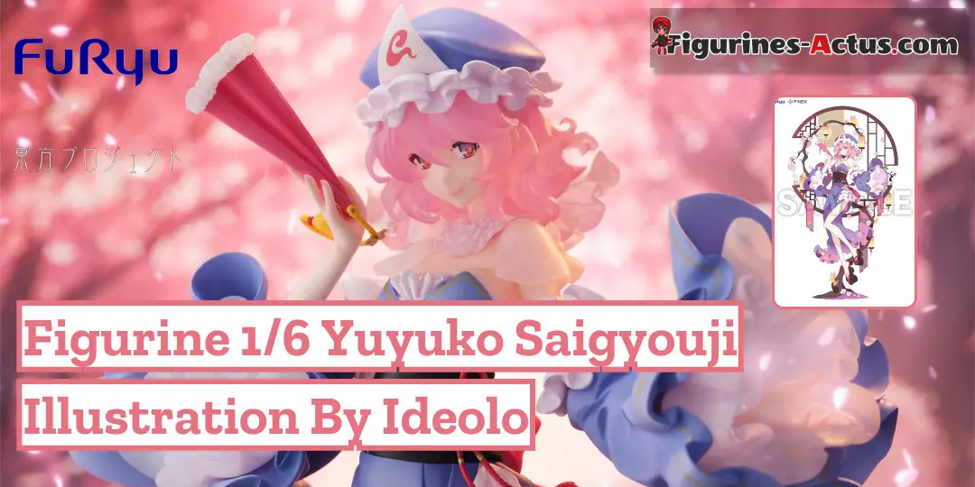 Figurine Touhou Project - Yuyuko Saigyouji - Ver. Illustration by Ideolo - 1/6 - F:Nex - FuRyu