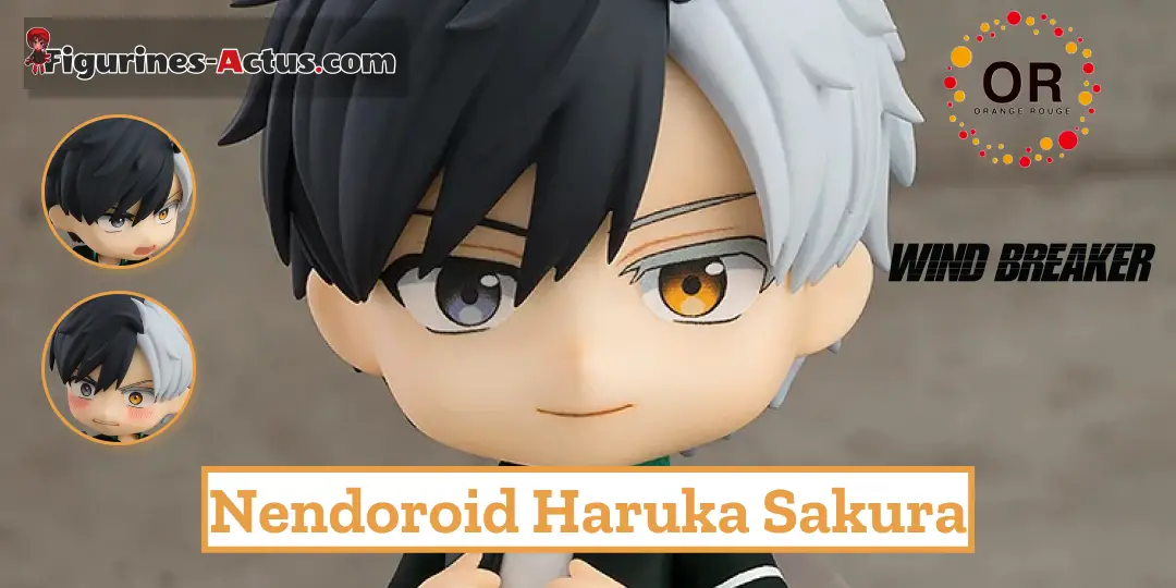 Figurine Wind Breaker - Haruka Sakura - Nendoroid - Orange Rouge